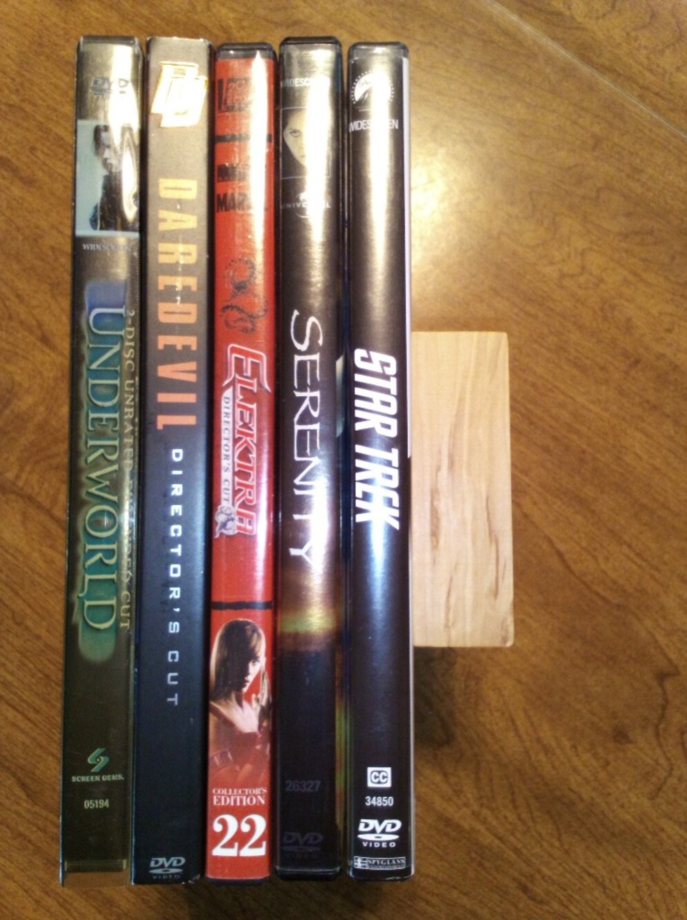 Superhero Action Sci-Fi Lot 5 DVDS Underworld Elektra Daredevil Director's Cuts
